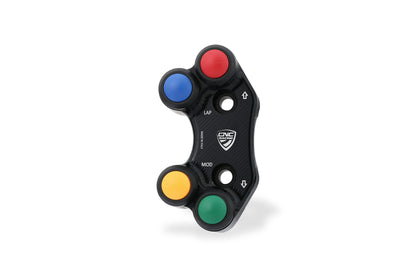 CNC Racing Left Hand Side Billet 4 Button RACE Switch for use with OE & Brembo RCS Brake Clutch Master Cylinders for Ducati Panigale V2