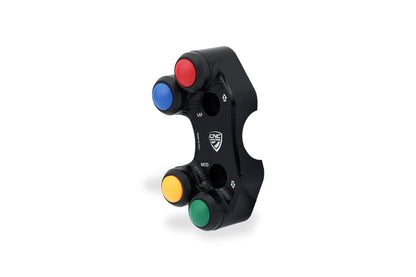 CNC Racing Left Hand Side Billet 4 Button RACE Switch for use with OE & Brembo RCS Brake Clutch Master Cylinders for Ducati Panigale V2