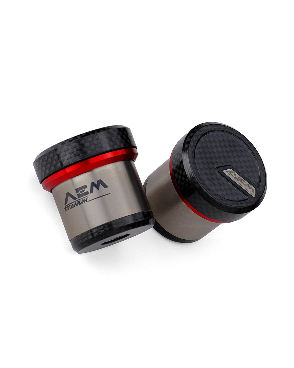 AEM FACTORY - TITANIUM & CARBON FIBER INTEGRATED RESERVOIR FLUID TANKS FOR BREMBO RCS CORSA CORTA MASTER CYLINDERS