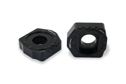 CNC Racing Billet Chain Adjuster Blocks for the Aprilia RS 660 / Tuono 660