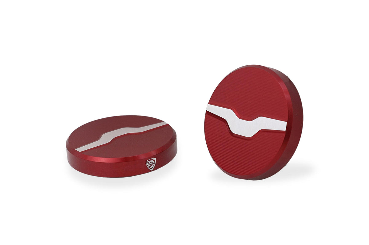 CNC Racing Fork Leg Plug Cap Set for Moto Guzzi V7 (2019+)