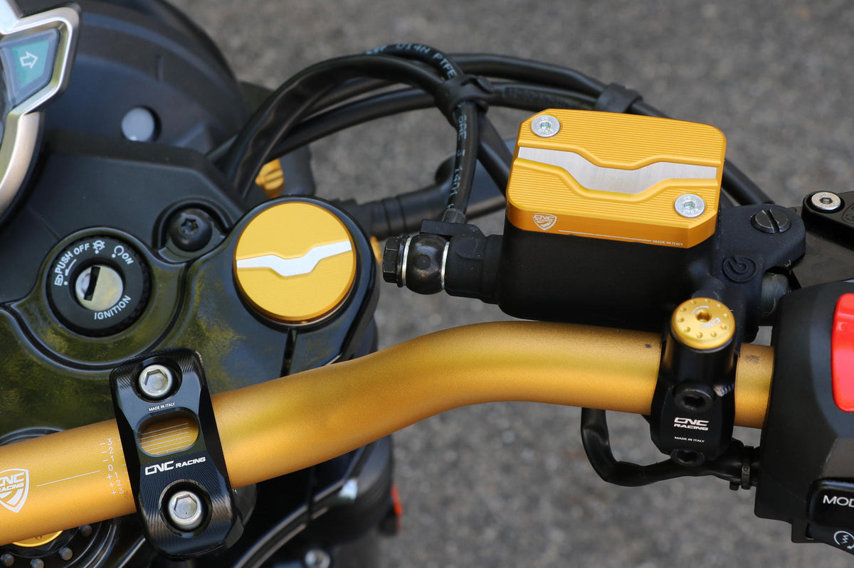CNC Racing Front Brake Reservoir Cap for Moto Guzzi V7 (2019+)