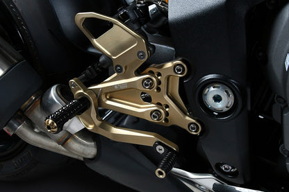 Bonamici Racing Aluminium Rearsets for the Triumph Speed Triple 1200 RR 2022-2023