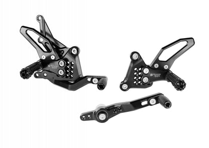 Bonamici Racing Aluminium Rearsets for the Yamaha YZF MT-09 2021-2023
