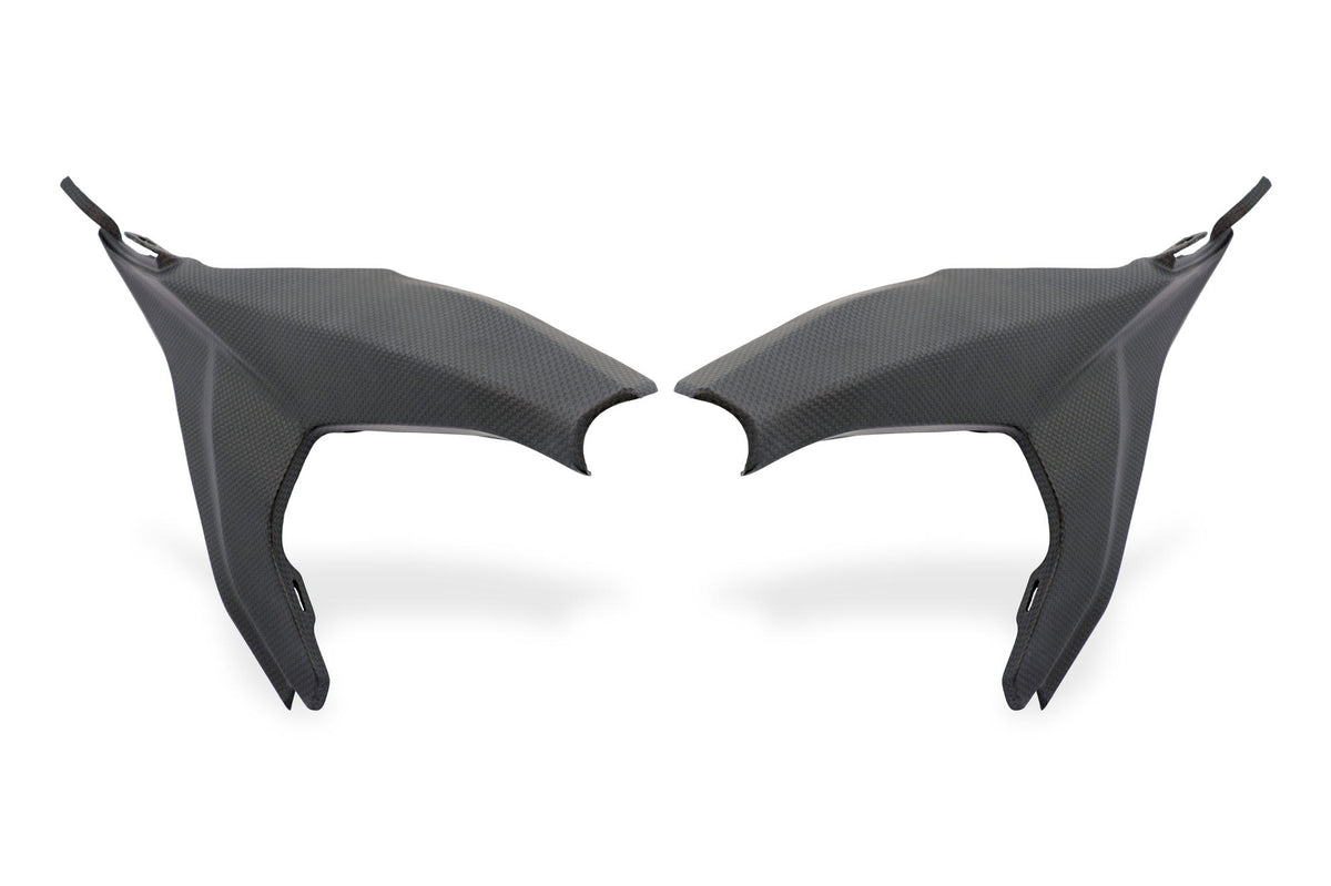 CNC Racing Carbon Fiber Rear Subframe Covers for the Ducati Streetfighter V2