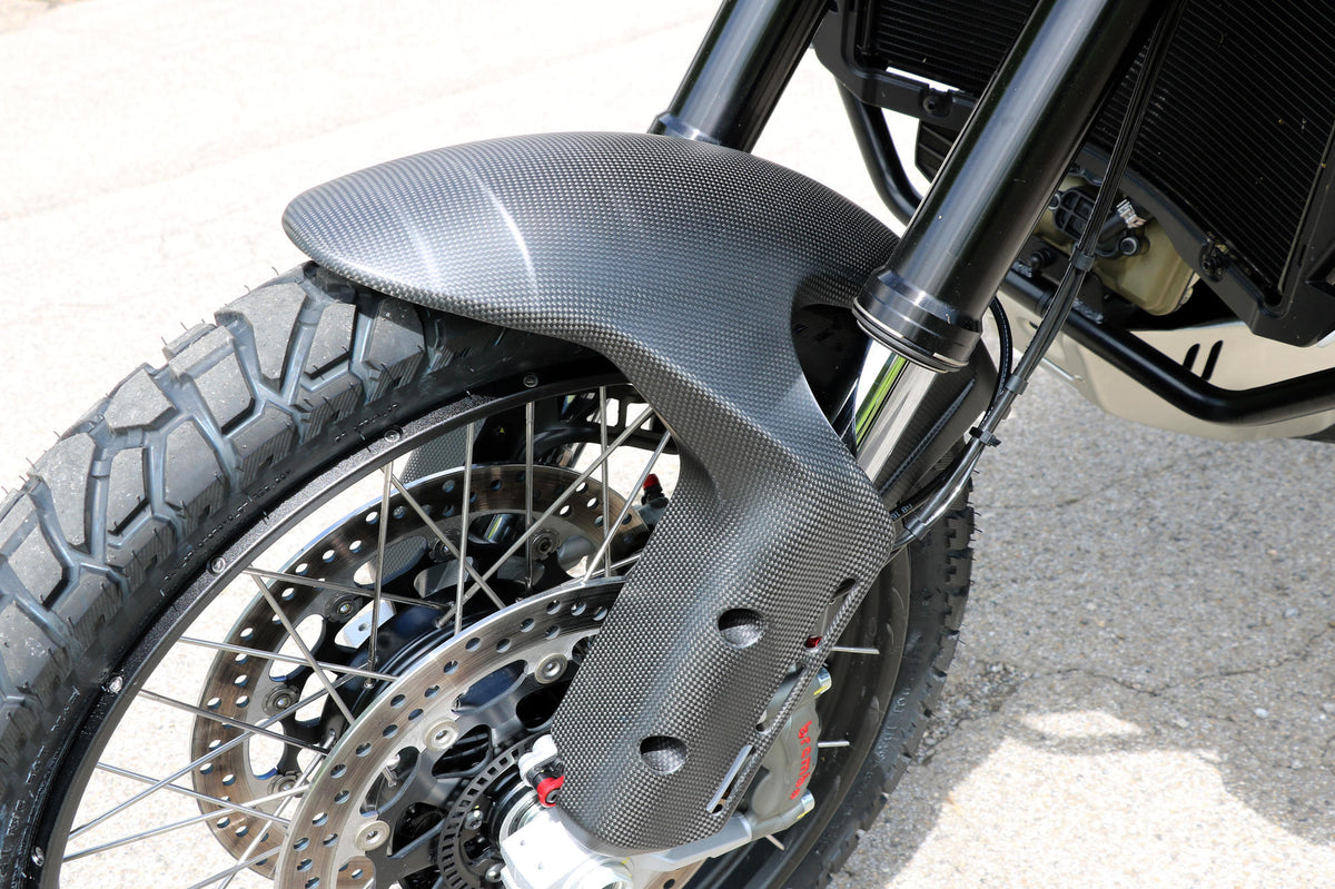 CNC Racing Carbon Fiber Front Fender for the Ducati DesertX