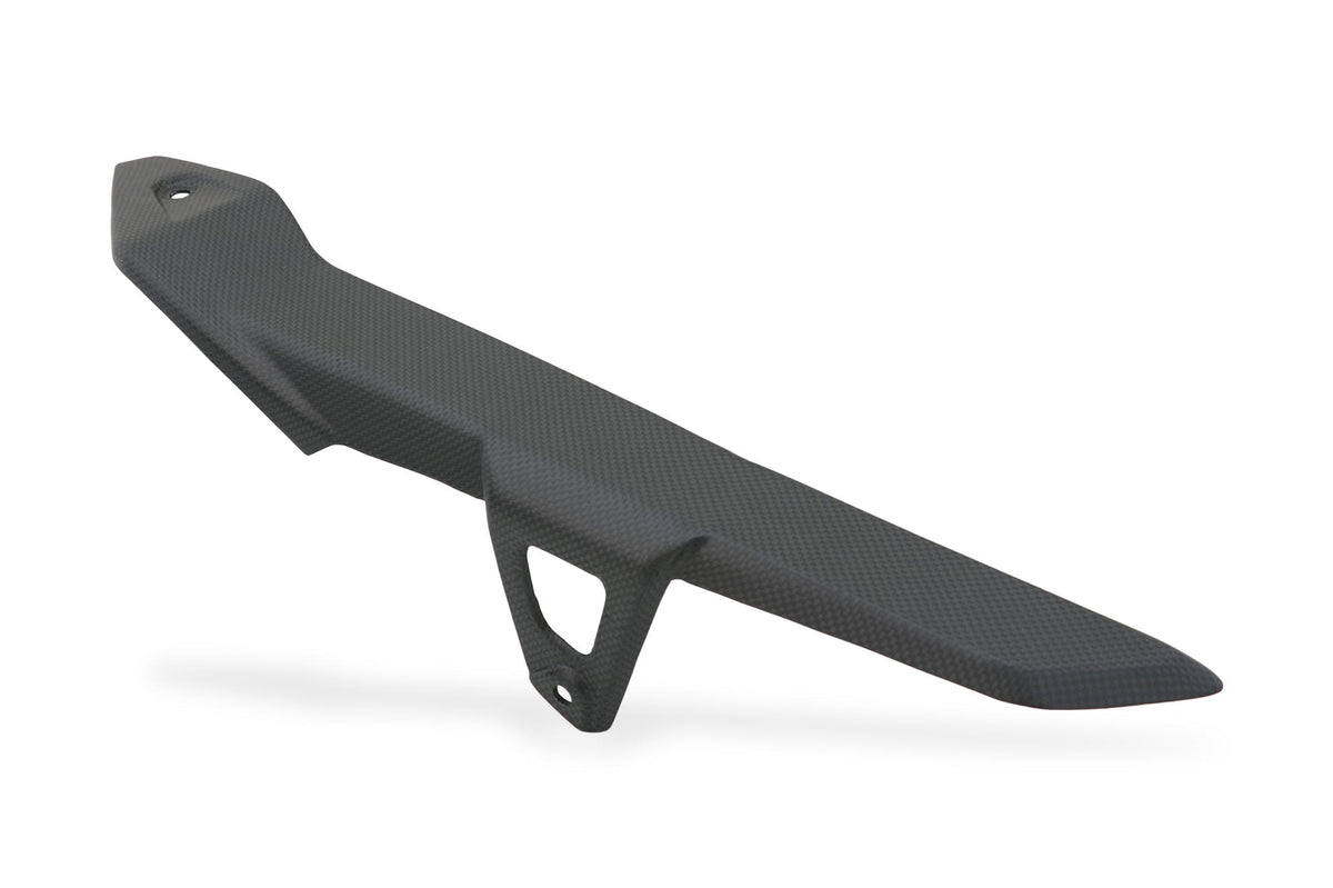 CNC Racing Carbon Fiber Upper Chain Guard for the Ducati DesertX