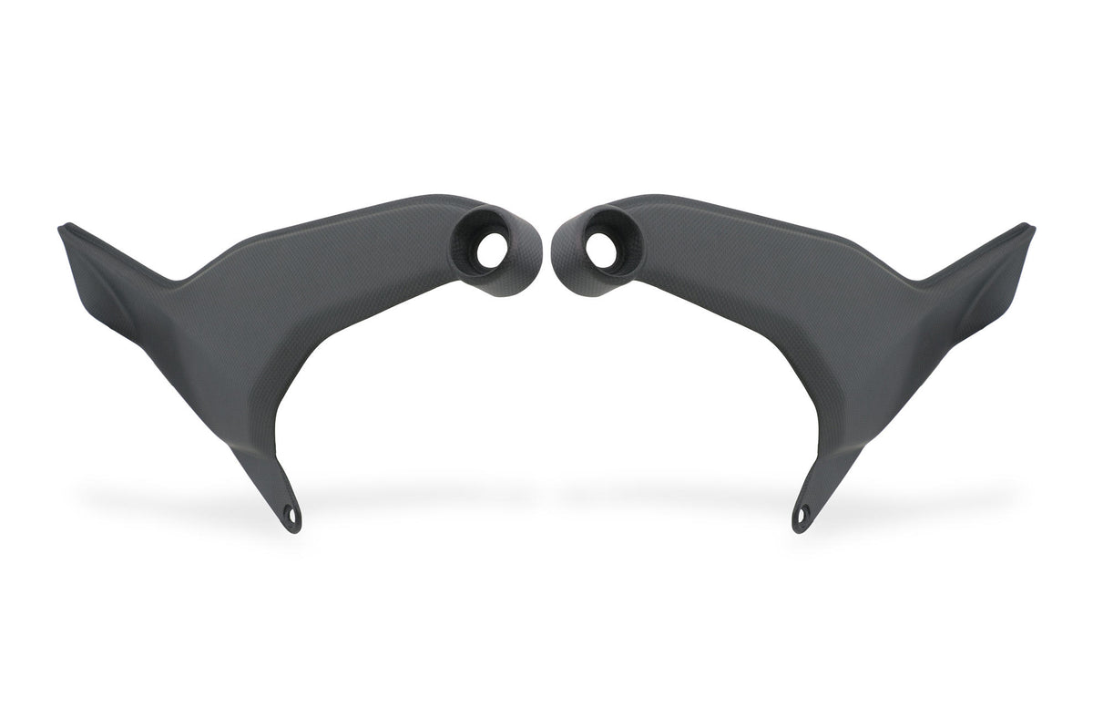 CNC Racing Carbon Fiber Subframe Covers for the Ducati Diavel V4