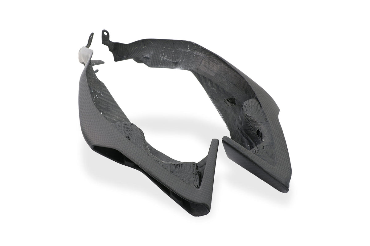 CNC Racing Carbon Fiber Fuel Tank Lower Covers for Ducati Monster 937 / 937+