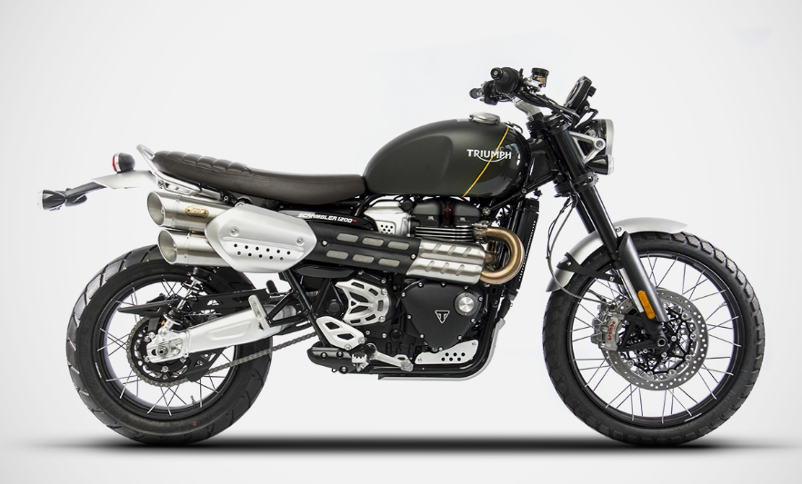 ZARD Dual Slip-on Exhaust for the Triumph Scrambler 1200 (2021+)