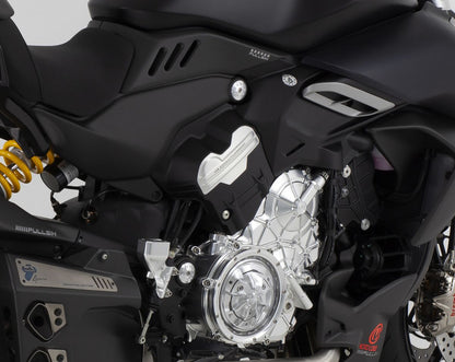 Motocorse Aluminum Frame plugs for the Ducati Diavel V4