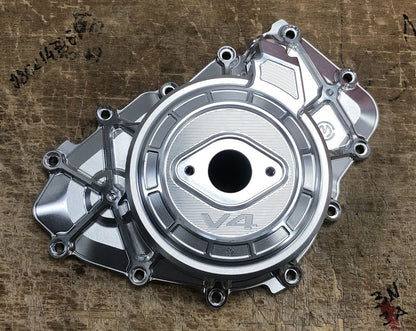 Motocorse Billet Aluminum Alternator Crankcase Cover for the Ducati Panigale V4 (18-24)