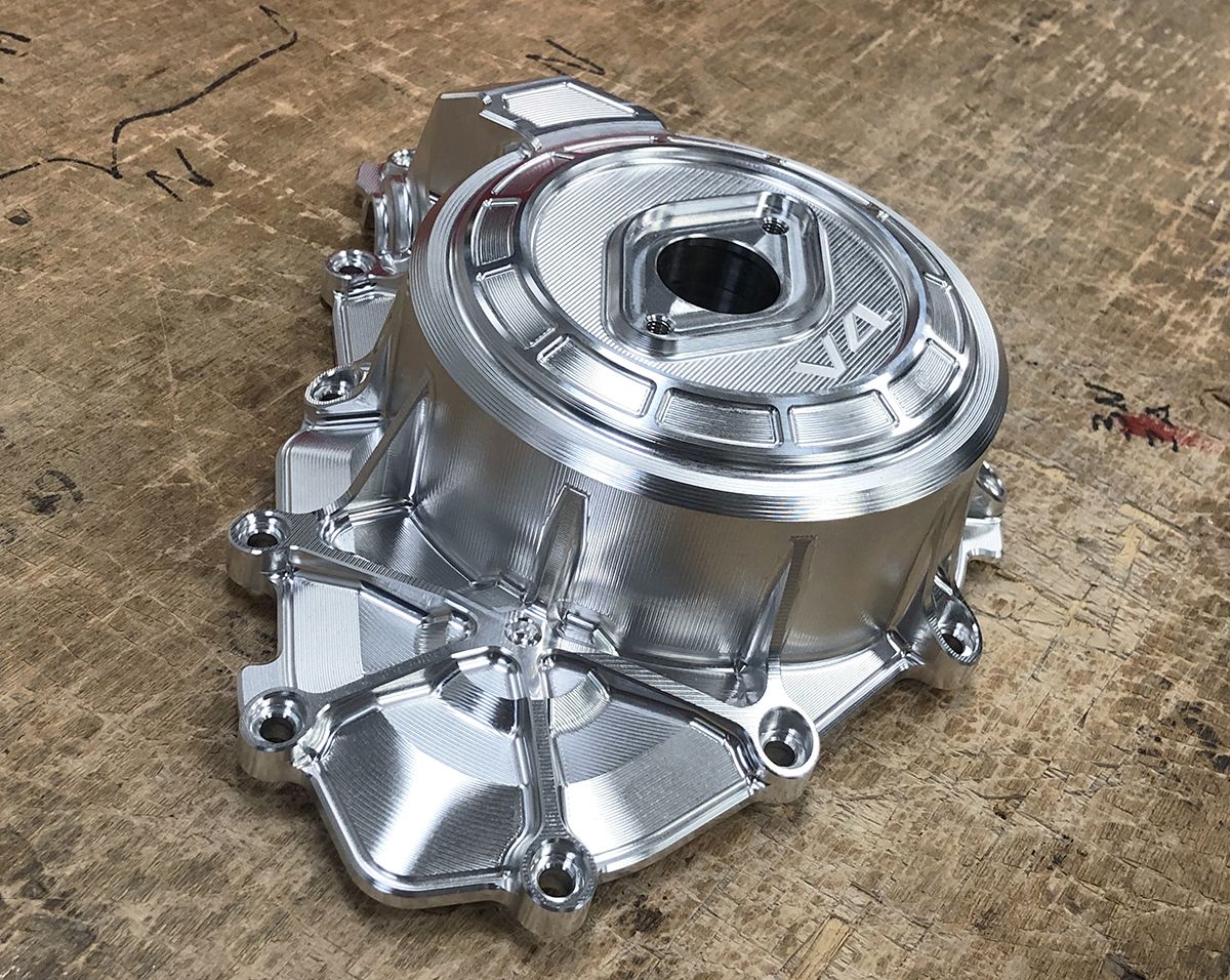 Motocorse Billet Aluminum Alternator Crankcase Cover for the Ducati Panigale V4 (18-24)