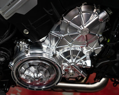 Motocorse Billet Aluminum Clutch Crankcase Cover for the Ducati Multistrada V4