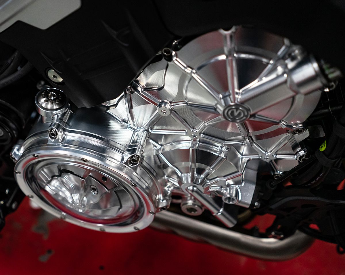 Motocorse Billet Aluminum Clutch Crankcase Cover for the Ducati Panigale V4 (18-24)