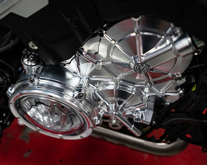 Motocorse Billet Aluminum Clutch Crankcase Cover for the Ducati Panigale V4 (18-24)