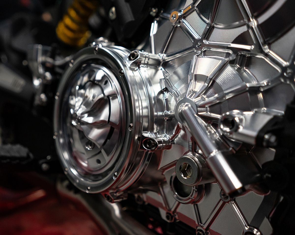 Motocorse Billet Aluminum Clutch Crankcase Cover for the Ducati Multistrada V4
