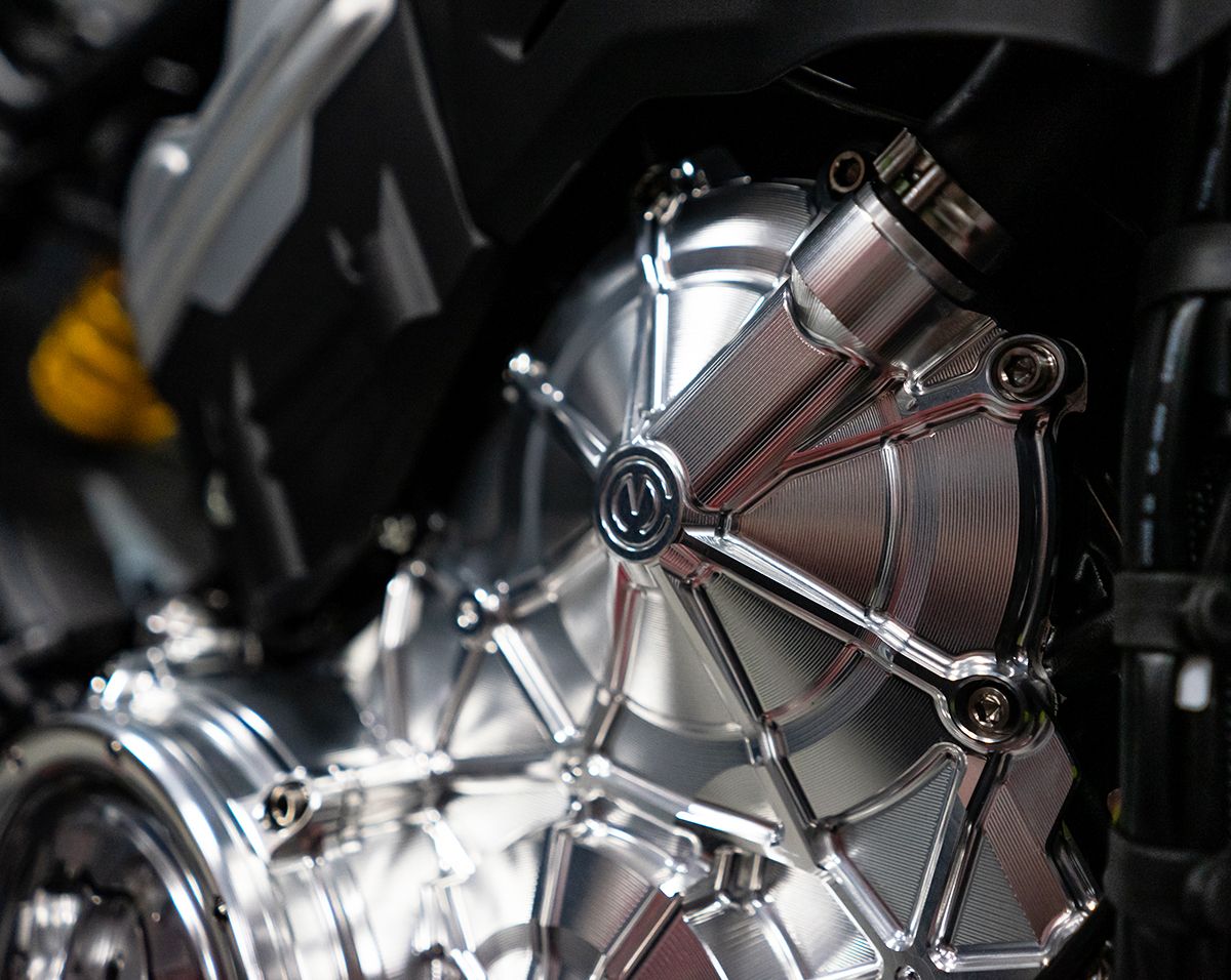 Motocorse Billet Aluminum Clutch Crankcase Cover for the Ducati Diavel V4