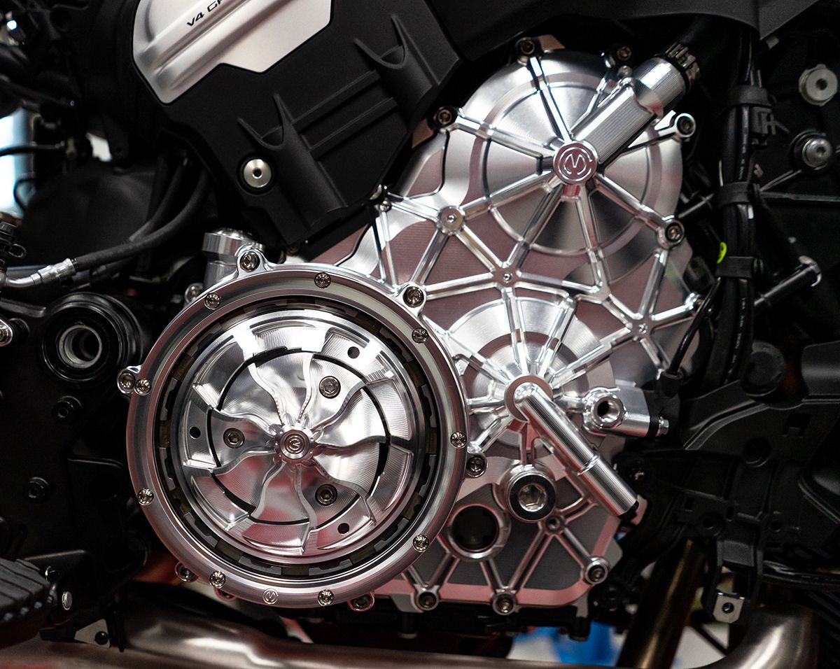 Motocorse Billet Aluminum Clutch Crankcase Cover for the Ducati Multistrada V4