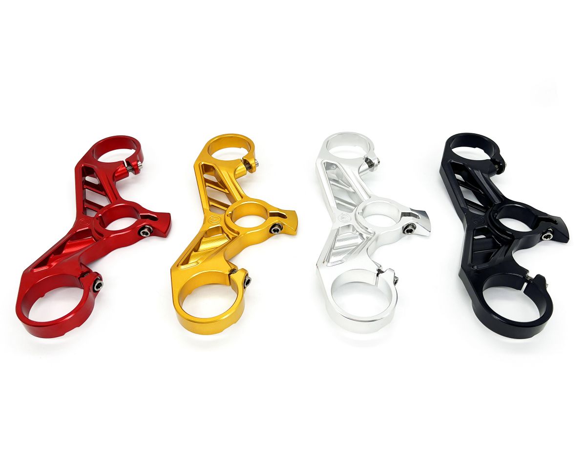 Motocorse Billet Aluminum Upper Triple Clamp (Yoke) for Ducati Panigale V2 / 1299 / 1199 / 959 / 899 - 52mm Ohlins SBK Forks