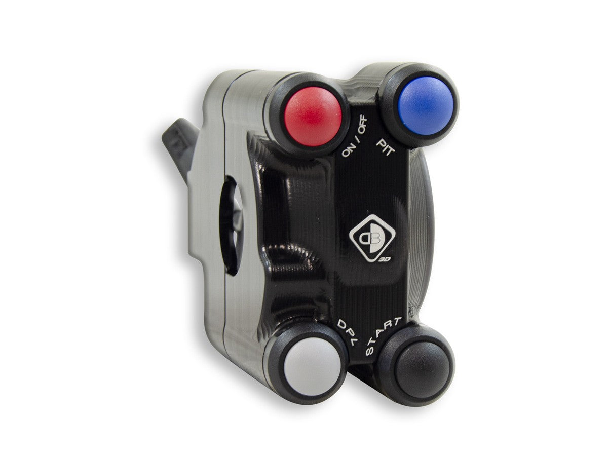 DBK Special Parts (Ducabike) Billet Throttle Housing & Run / Stop / Start Switches for Panigale V4 R (19-21)