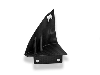 DBK Special Parts (Ducabike) Carbon Fiber Left Hand Inner Belly Pan Side Support for Ducati Diavel V4