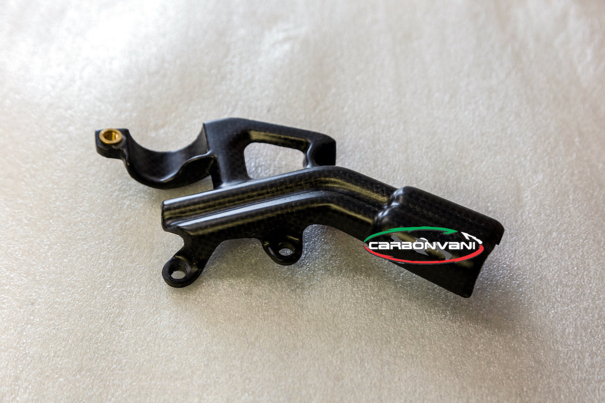Carbonvani - Ducati Panigale V4 (all) / Streetfighter V4 (up to 2022) Carbon Fiber Rear Reservoir Mount with Dry Clutch Conversion