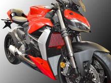 DBK Special Parts (Ducabike) Aluminum Upper Radiator Guard for the Ducati Streetfighter V2