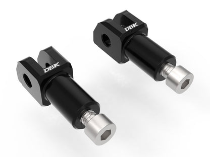 DBK Special Parts (Ducabike) Rider Foot peg Adapters for DBK Racing and Sport Footpegs For BMW and Moto Guzzi