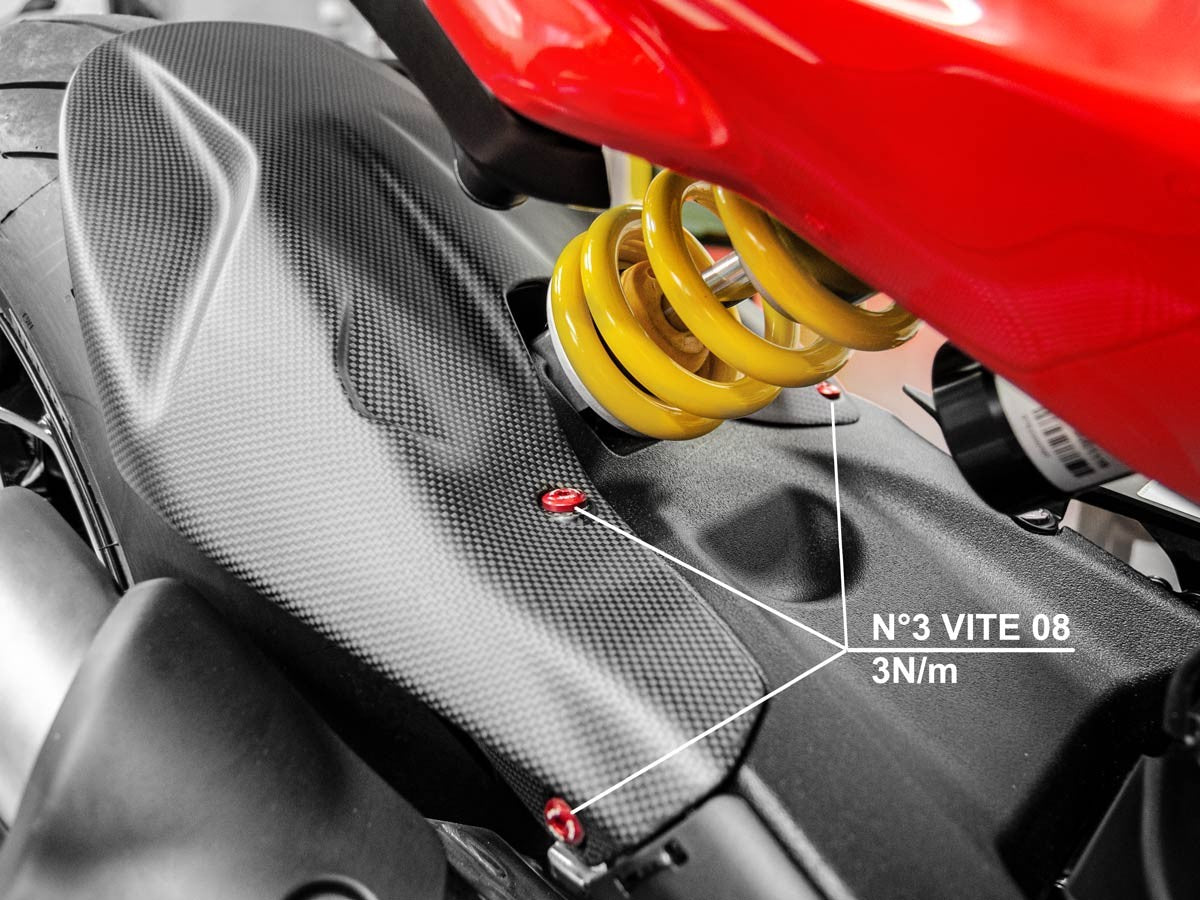 DBK Special Parts (Ducabike) Rear Fender (Mudguard) Kit for the Ducati Diavel V4
