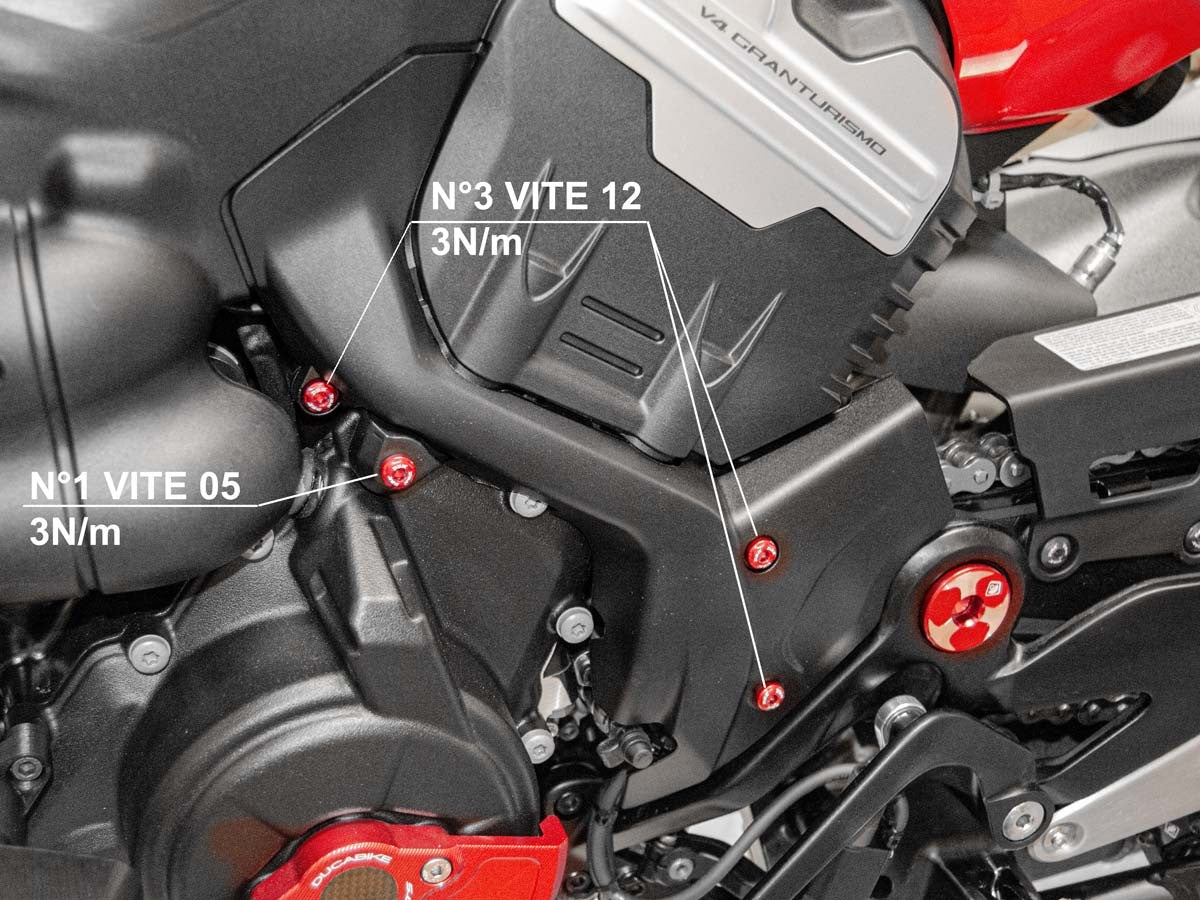 DBK Special Parts (Ducabike) Front Sprocket Cover Screw Kit for the Ducati Diavel V4