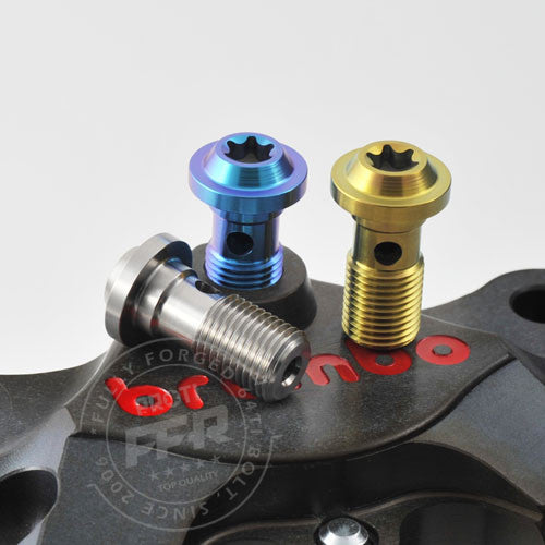 Proti M10 Universal Single Banjo Bolt M10L23-OT01 - 23mm long, 1.0 Pitch