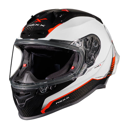 NEXX X.R3R Carbon (White/Red) Helmet - closeout