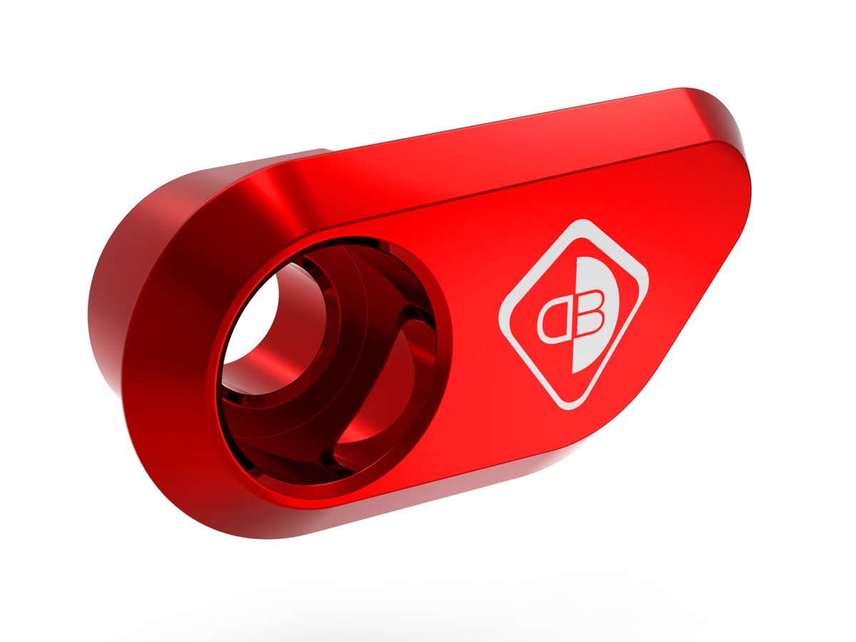 DBK Special Parts (Ducabike) Billet Front ABS Sensor Protector for the Ducati Diavel V4, Scrambler 800, and Hypermotard 698 Mono (2023+)
