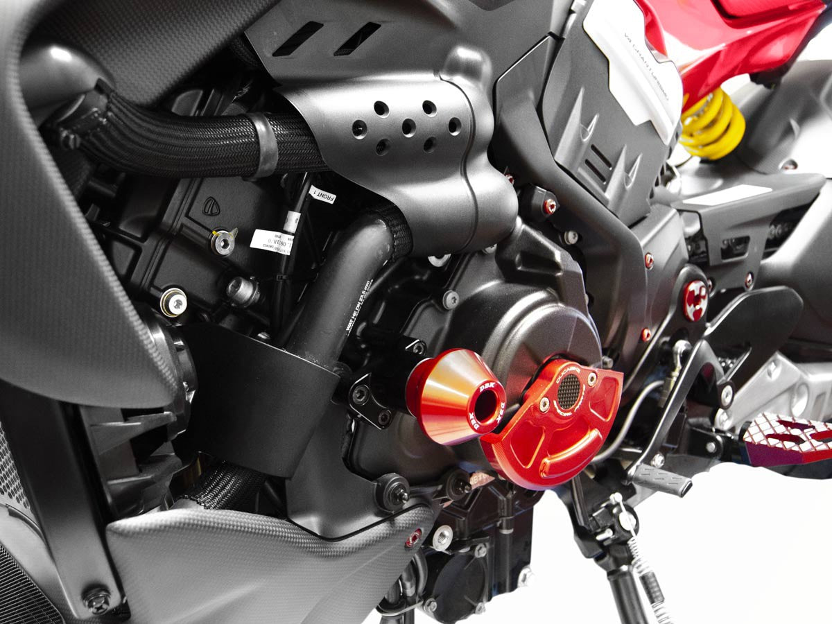 DBK Special Parts (Ducabike) Billet Frame Slider Kit for Ducati Diavel V4 - Round Slider