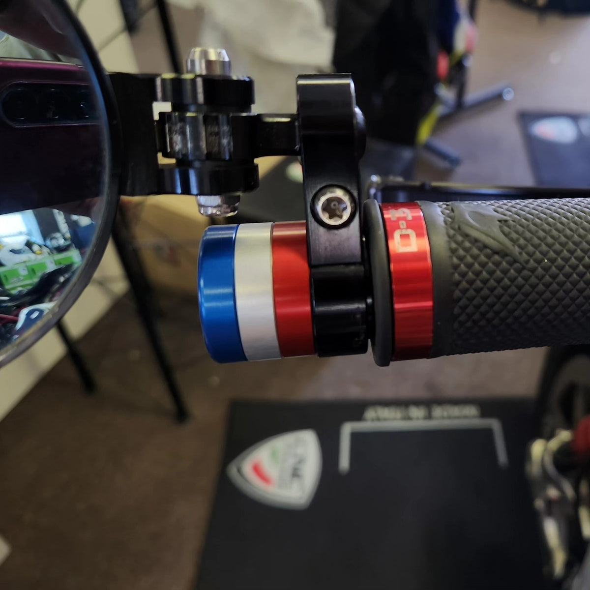 CNC Racing Type 8 'STARS AND STRIPES' Universal Bar Ends - LIMITED EDITION!!!!
