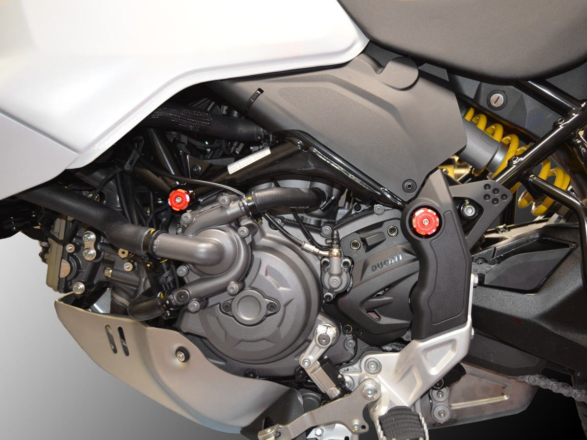 DBK Special Parts (Ducabike) Contrast Cut Frame Plug Kit for the Ducati DesertX