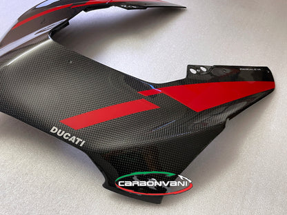 Carbonvani - Ducati Panigale V4 / S (22-24) Carbon Fiber Headlight Fairing - RED.3