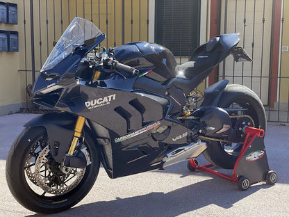 Carbonvani - Ducati Panigale V4 / S / SP / R (2022+) Carbon Fiber Full Fairing Kit - NO Winglets  - NO DECALS - ROAD VERSION (6 pieces)